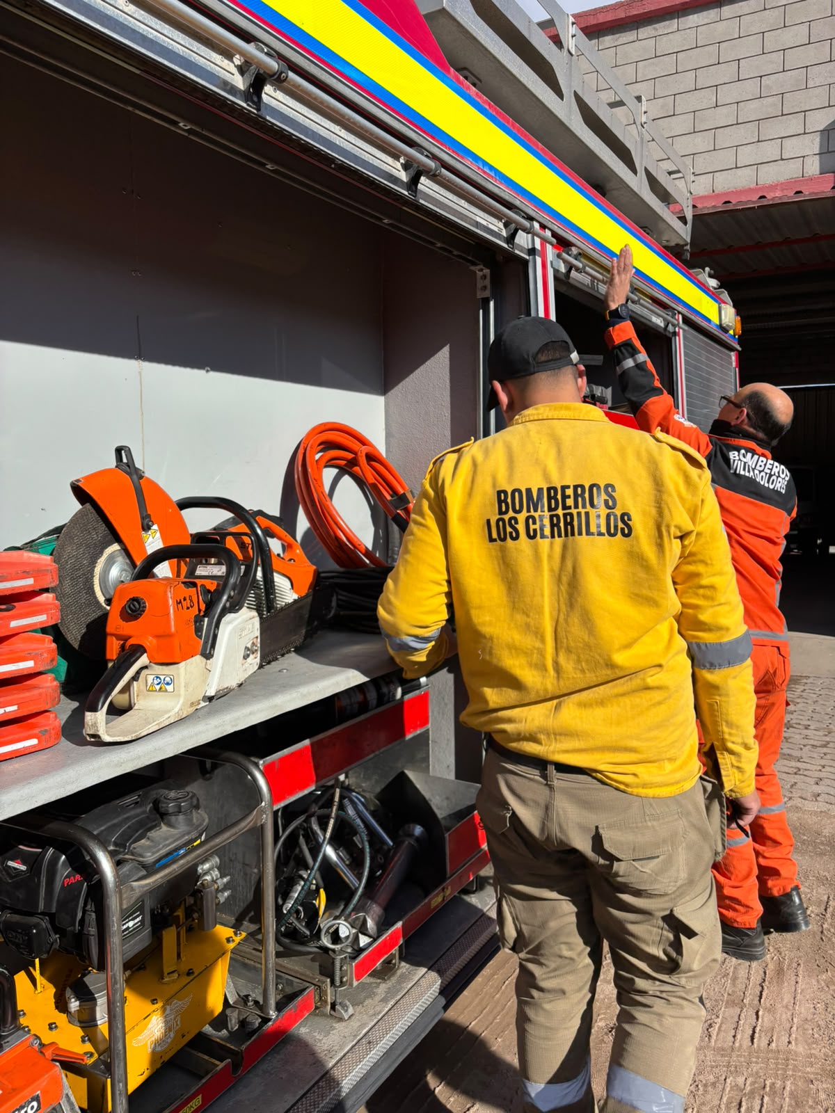 Fachada del cuartel de Bomberos Voluntarios de Villa Dolores